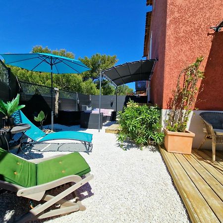 L'Instant Mer - Bord De Mer - Studio Avec Grand Jardin A La Capte Hyeres Exterior photo