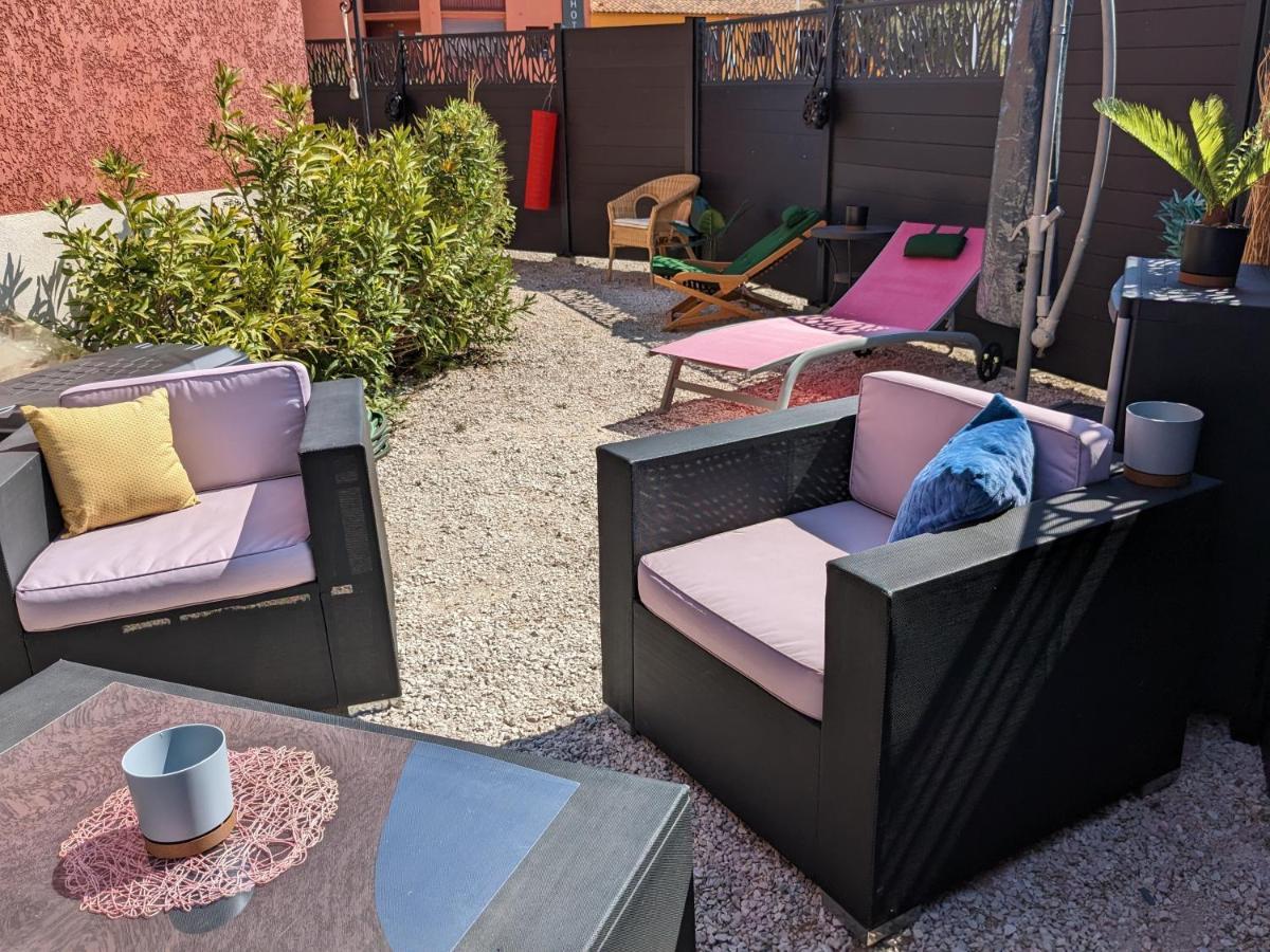 L'Instant Mer - Bord De Mer - Studio Avec Grand Jardin A La Capte Hyeres Exterior photo