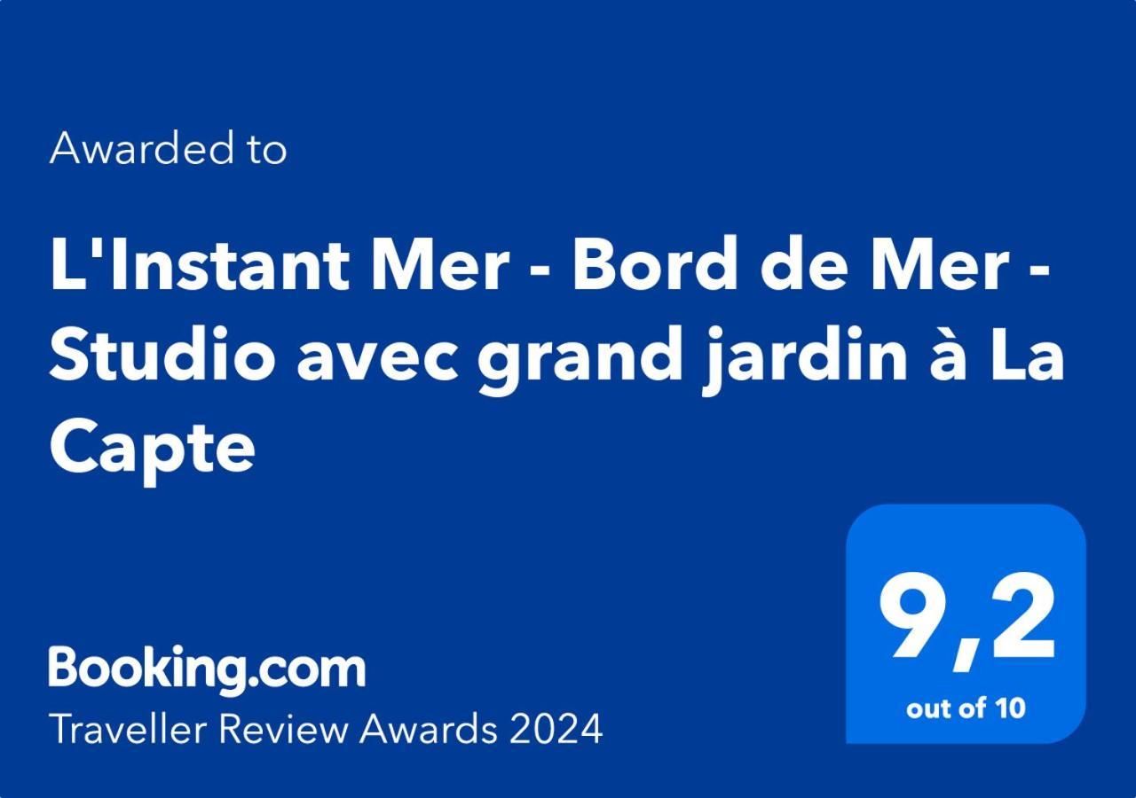 L'Instant Mer - Bord De Mer - Studio Avec Grand Jardin A La Capte Hyeres Exterior photo