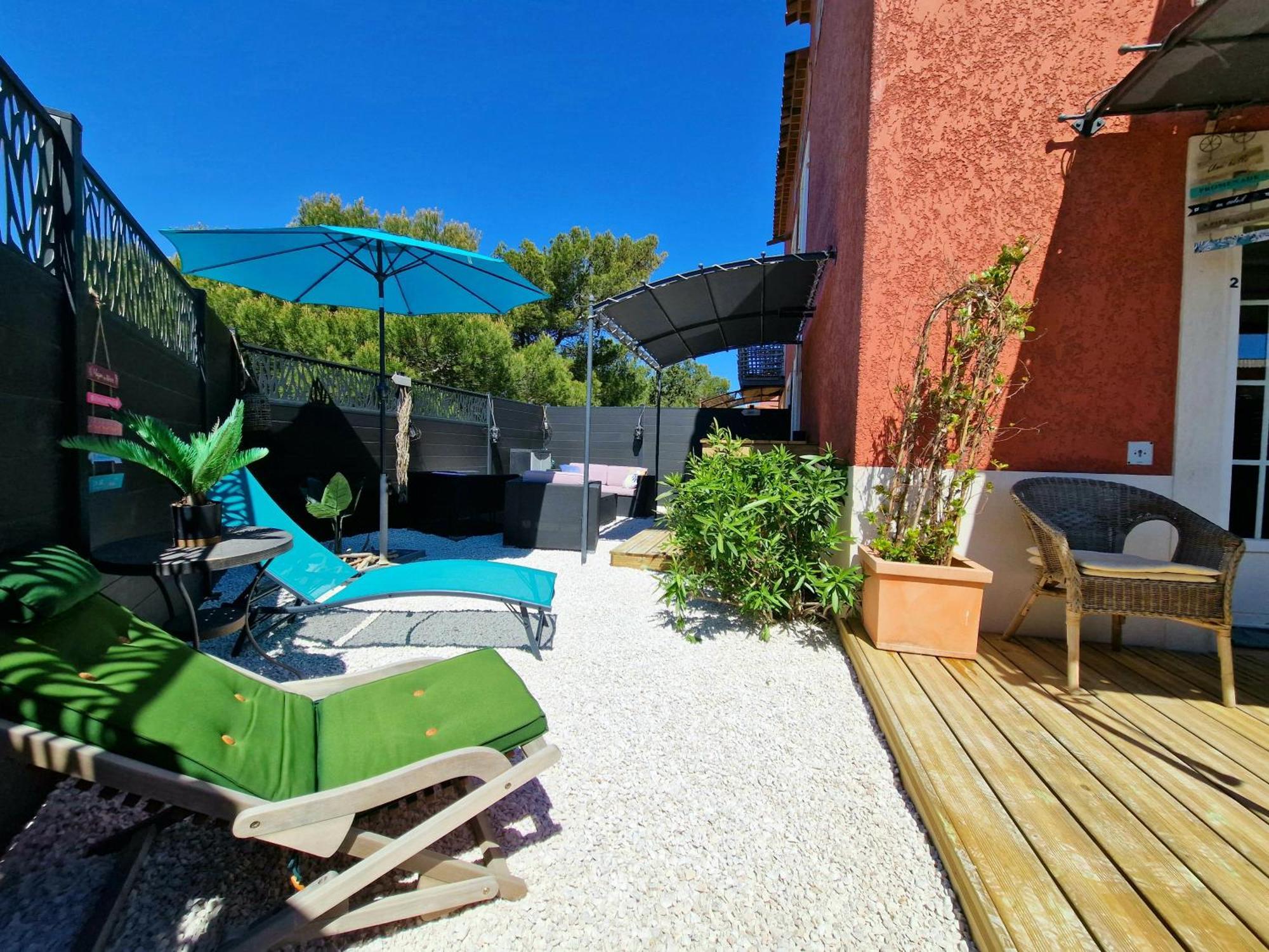 L'Instant Mer - Bord De Mer - Studio Avec Grand Jardin A La Capte Hyeres Exterior photo